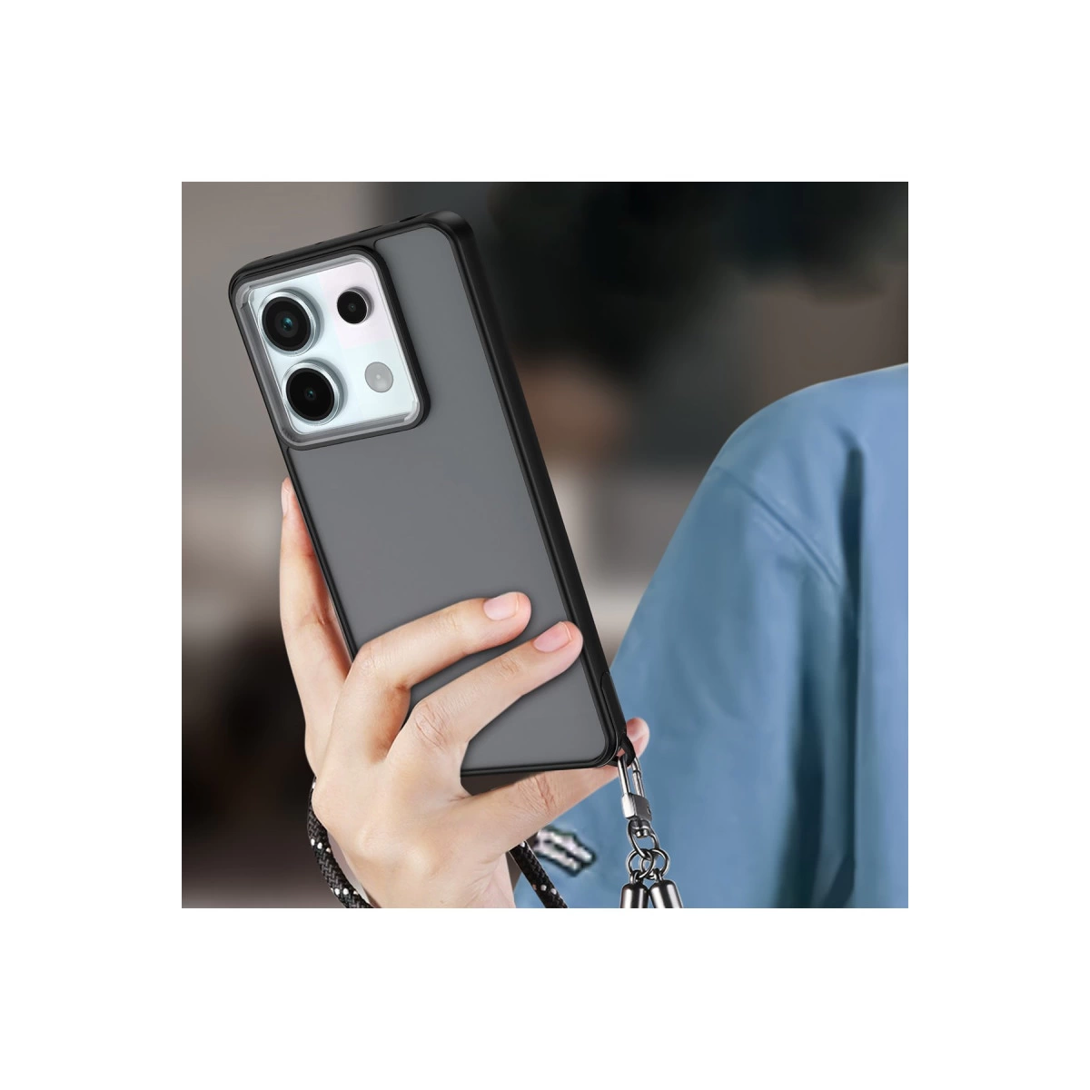 Xiaomi Redmi Note 13 Pro 5g Kılıf Elegant Kapak - Siyah