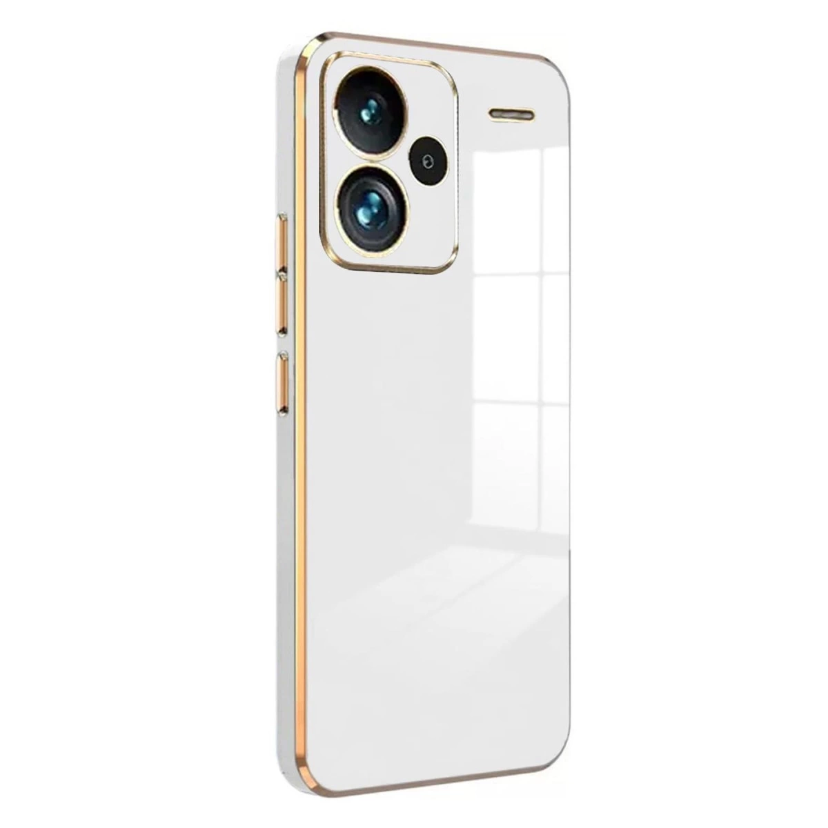 Xiaomi Redmi Note 13 Pro Plus Kılıf Volet Silikon - Beyaz