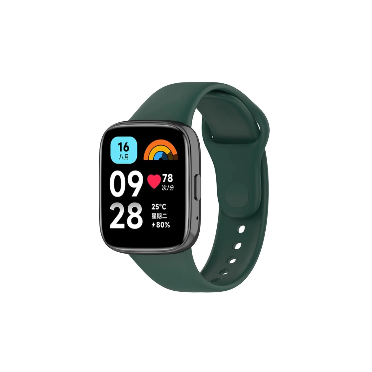 Xiaomi Redmi Watch 3 Active Klasik Kordon - Haki Yeşil
