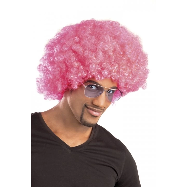 Kırmızı Renk Kıvırcık Afro Bonus Peruk