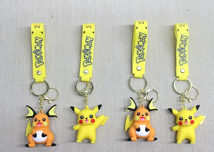 Pikachu Silikon Anahtarlık