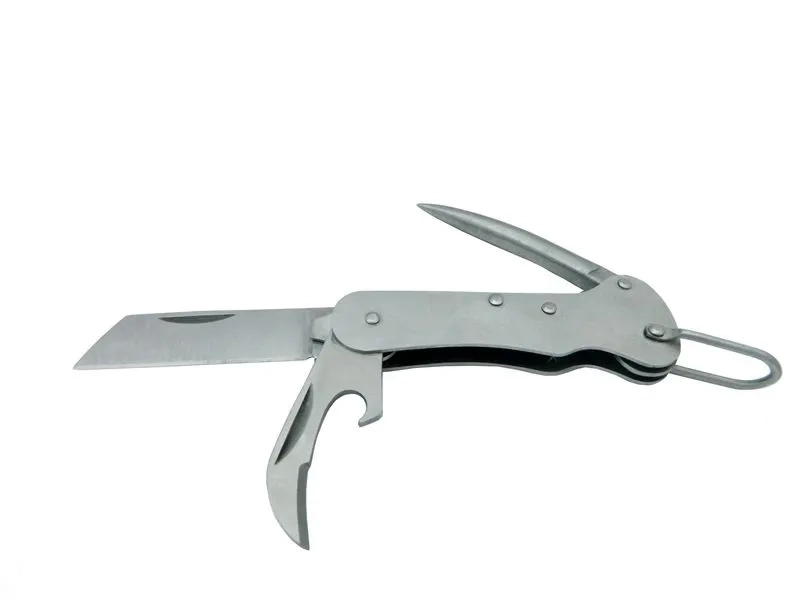 Pk 153 Gümüş Gemici Çakı 9,5 Cm - Metal Sap, Manuel