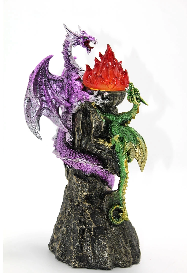 Polyester Ledli Dragon Figürü