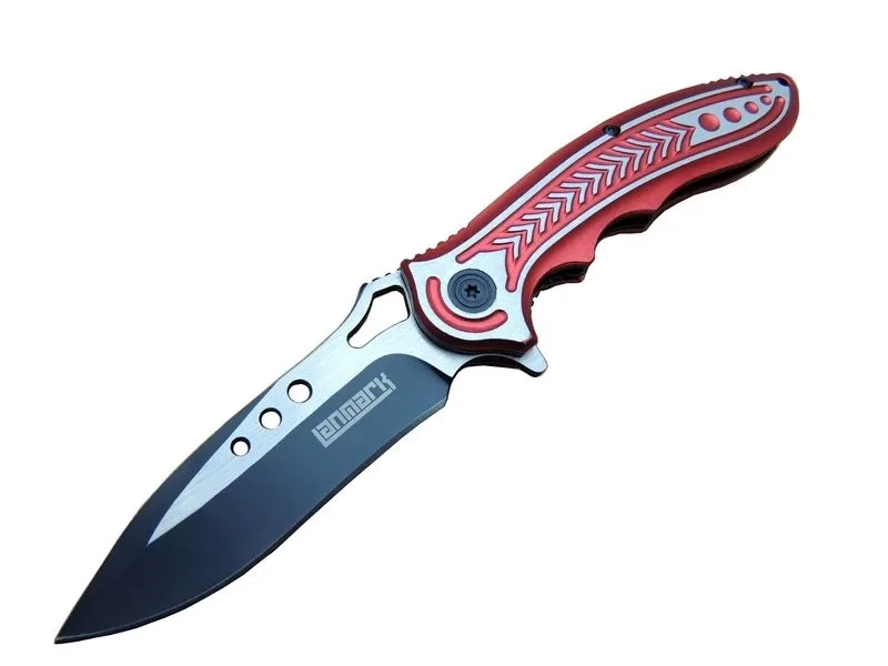 Rd T60a Kamp Çakı 20 Cm - Kırmızı Sap, Otomatik, Kemerlikli