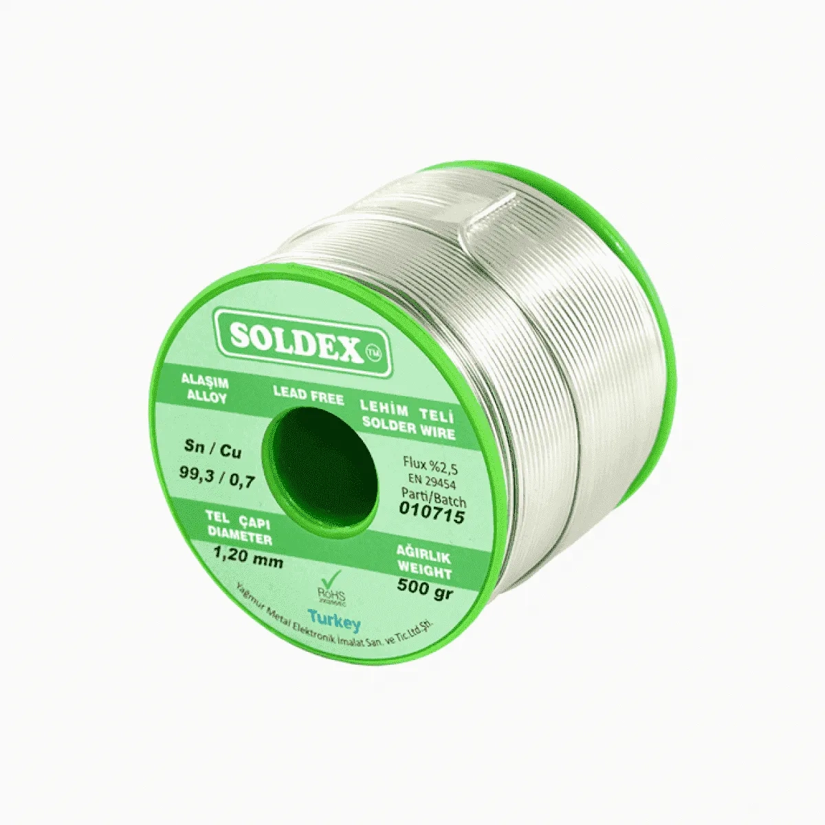 Scn100 Gümüşsüz Özel Alaşım Lehim Teli 500 Gr - 0.75 Mm