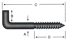 Şofben Çivisi No 1 / 5.8x50 - 100 Adet